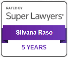 Rated by Super lawyers Silvana Raso