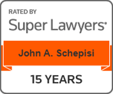 Rated by Super Lawyers | John A. Schepisi | 15 Years